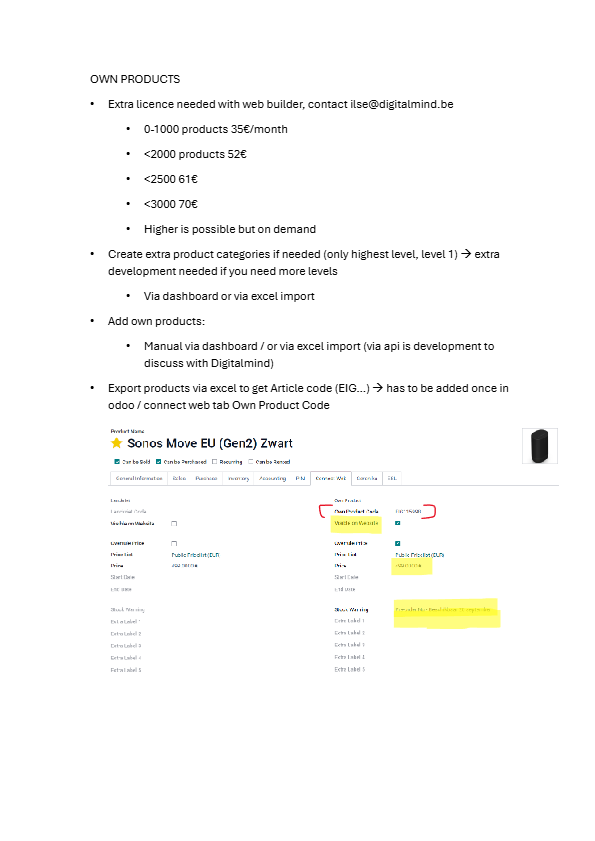 2.91 Eigen producten toevoegen aan Lokale webshop